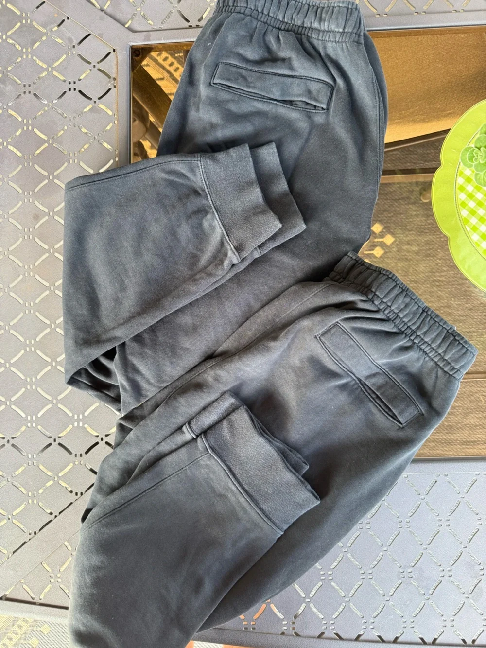 Nike Black Sweatpants with White Swoosh